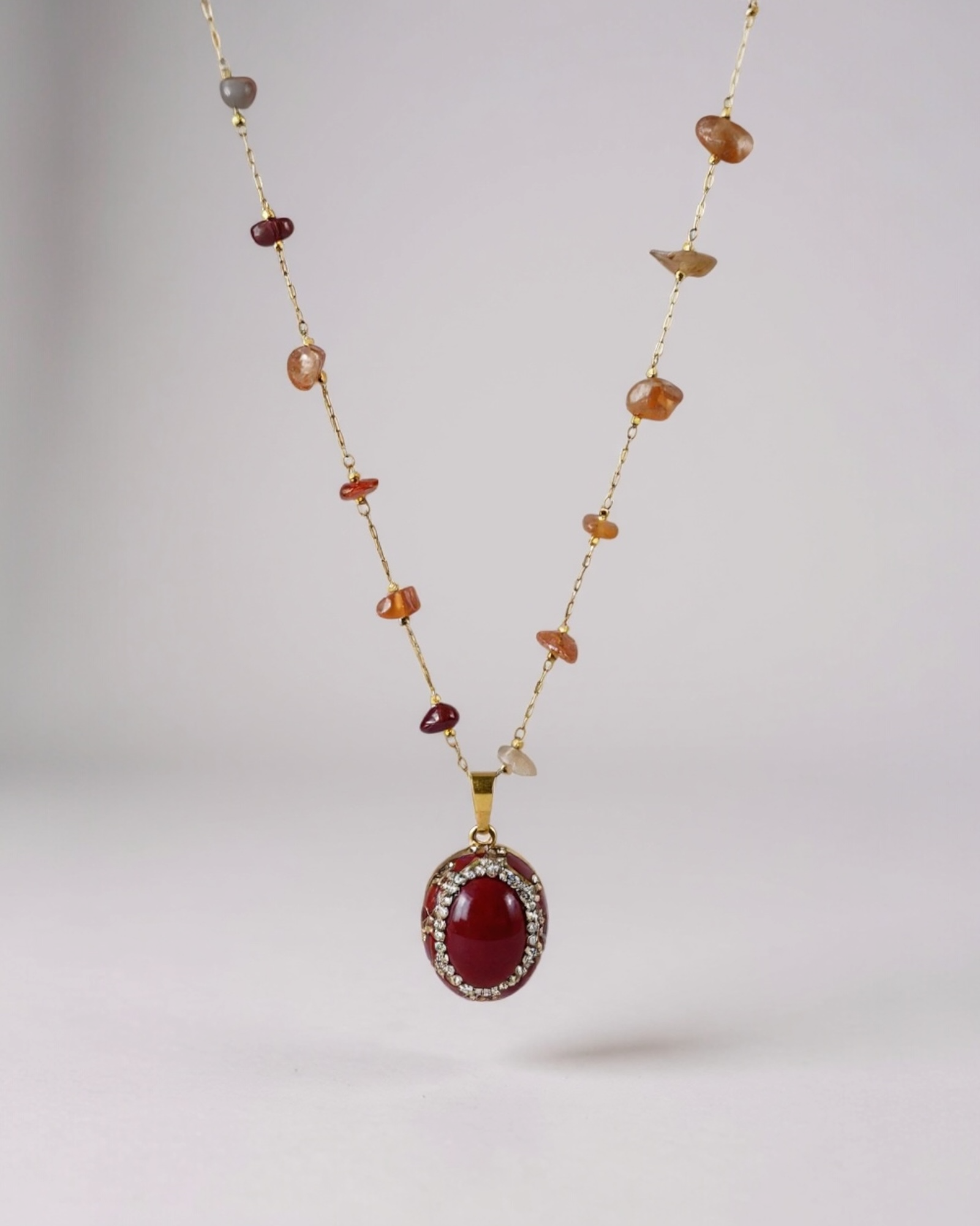 Red Agate Cammeo