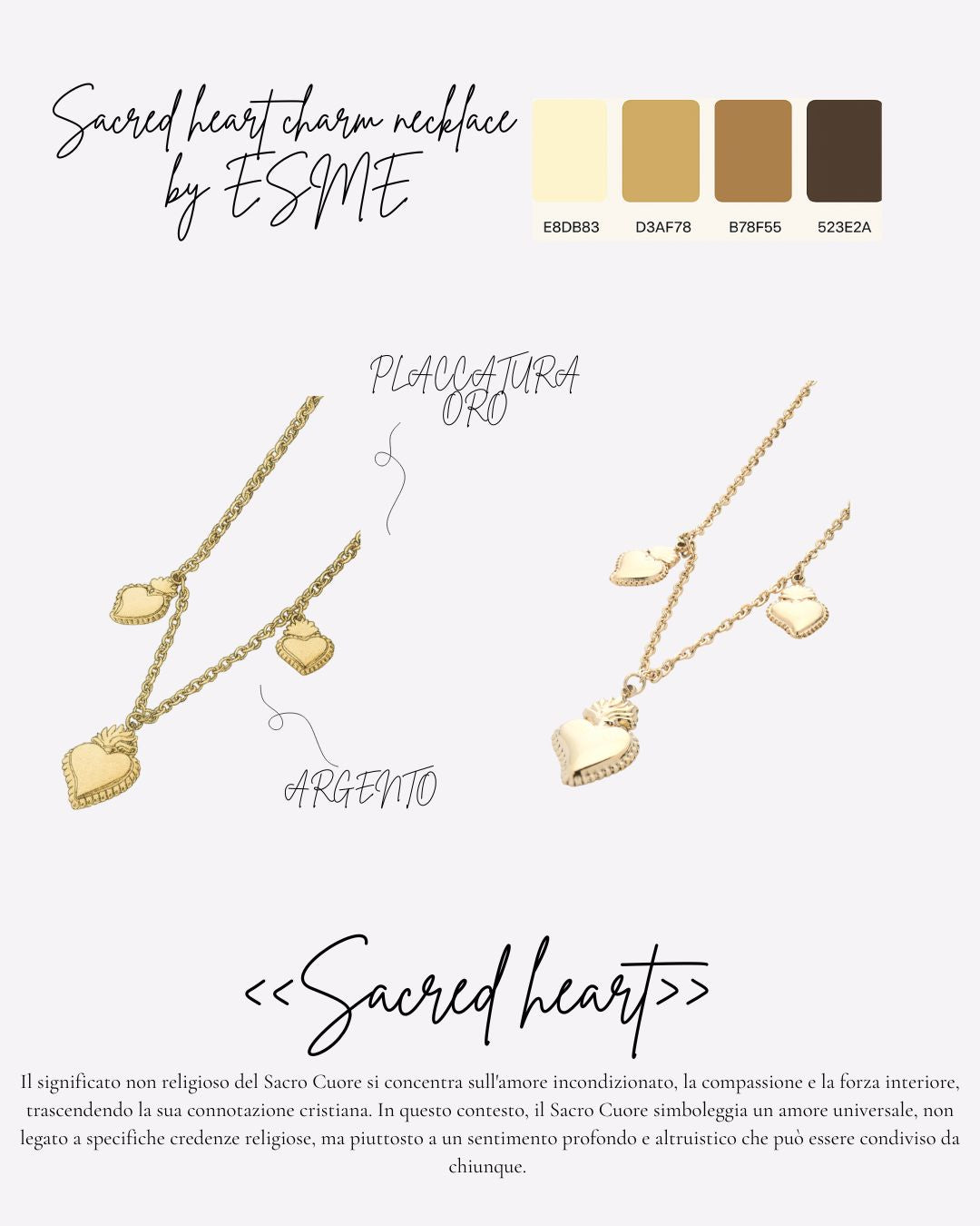 Scared Heart Charm