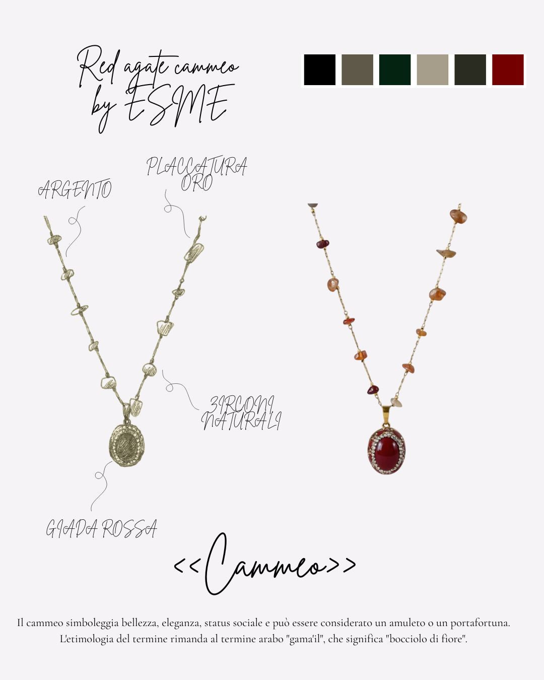 Red Agate Cammeo