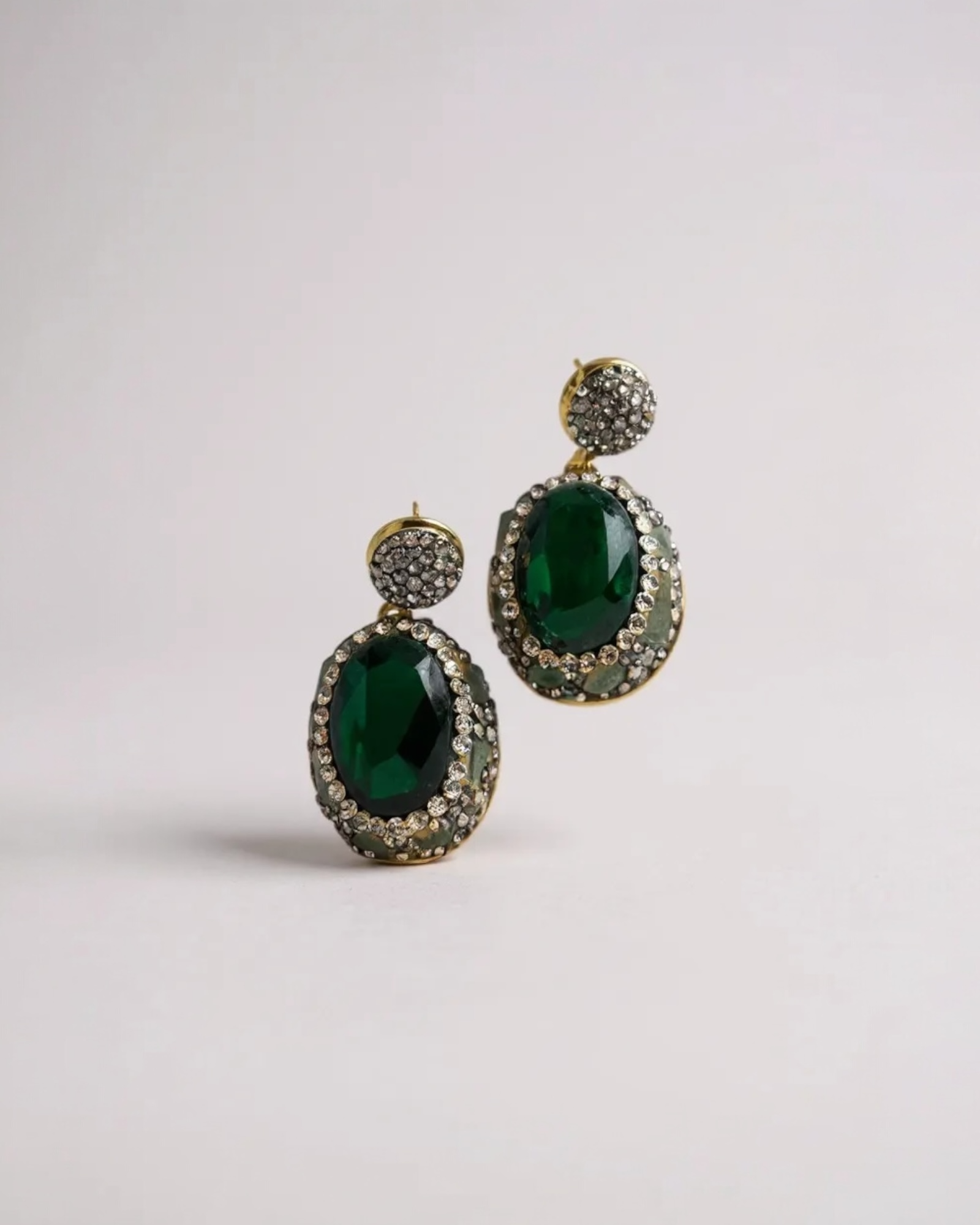 Green Agate Earrings