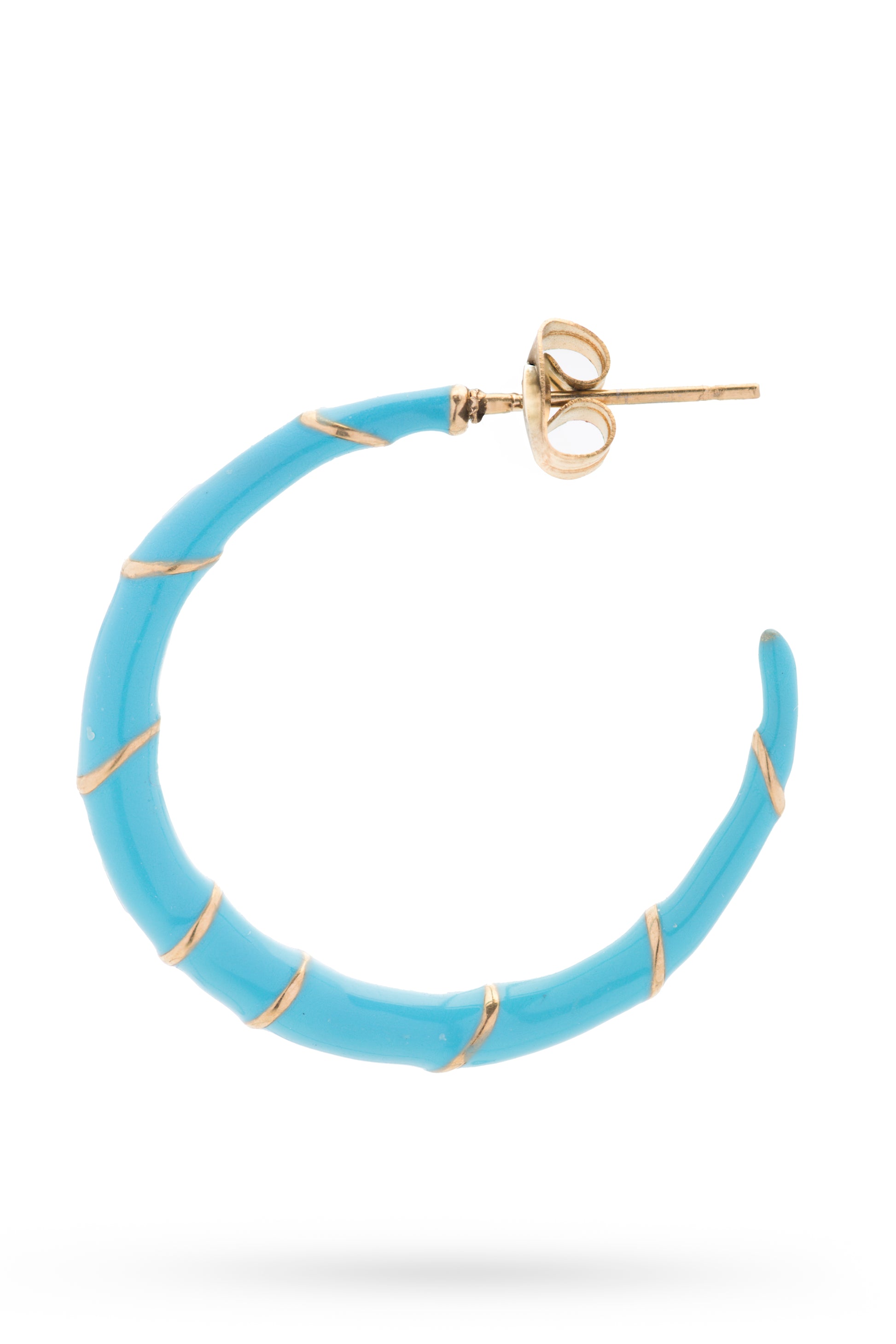 Turquoise Hoop