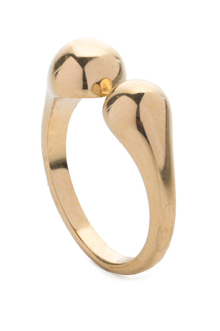 Gold Wave Ring