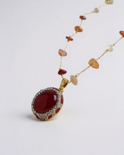 Red Agate Cammeo