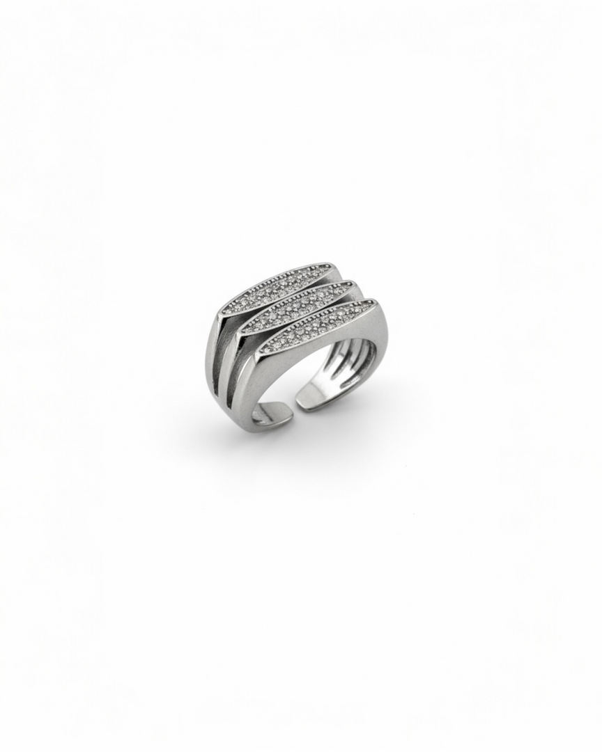 Silver Tris Ring